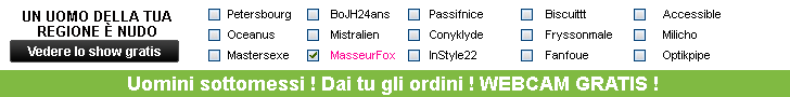 Uomini Sottomessi in Cam!